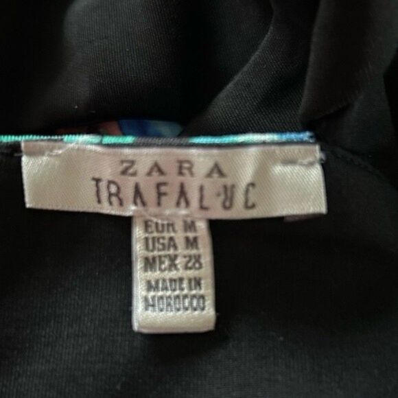 Zara Cut Out Hawaiian Mini Dress Size M - Picture 7 of 8